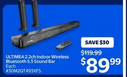 Walmart ULTIMEA 2.2ch Indoor Wireless Bluetooth 5.3 Sound Bar offer