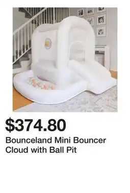 Wayfair Bounceland Mini Bouncer Cloud with Ball Pit offer