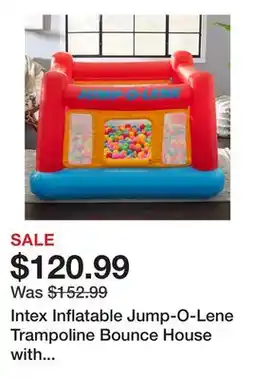 Wayfair Intex Inflatable Jump-O-Lene Trampoline Bounce House with Crawl-Thru Door & Net offer
