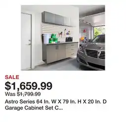 Wayfair Astro Series 64 In. W X 79 In. H X 20 In. D Garage Cabinet Set C (5-Piece) offer