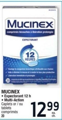 Jean Coutu Mucinex offer