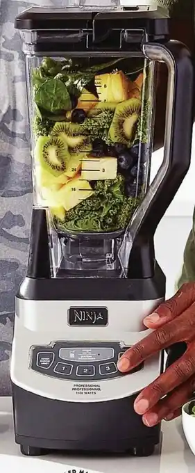 Walmart Ninja Professional Blender with 2 16-oz offer