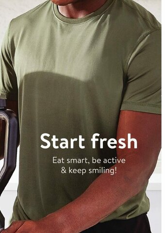 Walmart Men's Athletic Works Active Tee offer