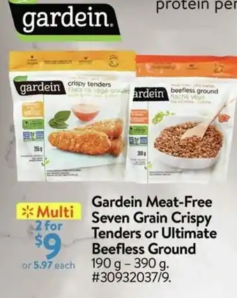 Walmart Gardein MEat-Free Seven Grain Crispy offer