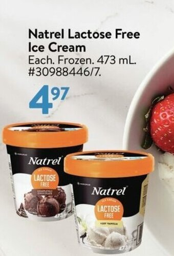 Walmart Natrel Lactose Free Ice Cream offer