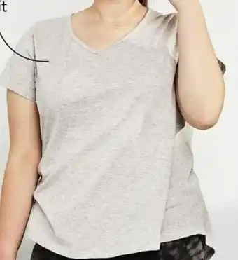 Walmart Ladies' George Plus V-Neck Tee offer