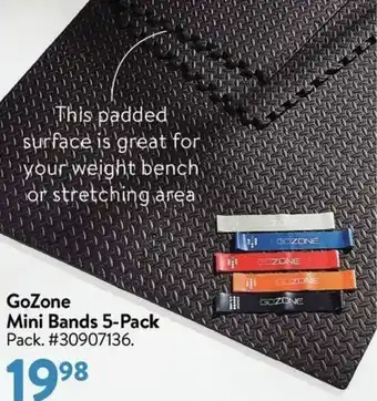 Walmart GoZone Mini Bands 5-Pack offer