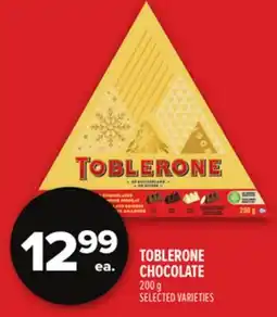 Metro TOBLERONE CHOCOLATE offer