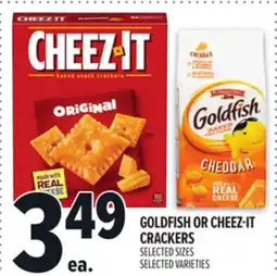 Metro GOLDFISH OR CHEEZ-IT CRACKERS offer