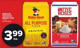 Metro ROBIN HOOD, FIVE ROSES OR MONARCH FLOUR offer