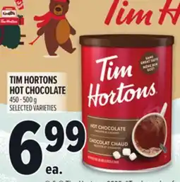 Metro TIM HORTONS HOT CHOCOLATE offer