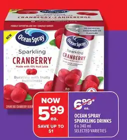 Metro OCEAN SPRAY SPARKLING DRINKS offer