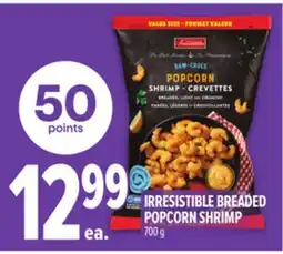 Metro IRRESISTIBLE BREADED POPCORN SHRIMP offer