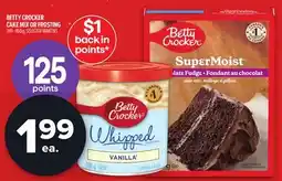 Metro BETTY CROCKER CAKE MIX OR FROSTING offer