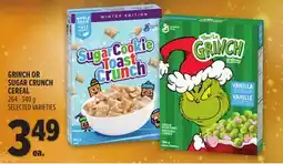 Metro GENERAL MILLS GRINCH OR SUGAR CRUNCH CEREAL offer