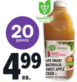 Metro LIFE SMART NATURALIA SWEET APPLE CIDER offer