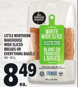 Metro LITTLE NORTHERN BAKEHOUSE WIDE SLICED BREADS OR EVERYTHING BAGELS offer