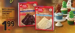 Metro BETTY CROCKER SUPERMOIST CAKE MIX offer