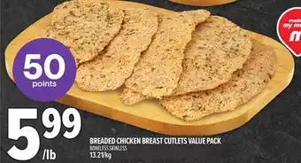 Metro BREADED CHICKEN BREAST CUTLETS offer