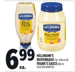 Metro HELLMANN'S MAYONNAISE offer