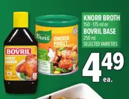 Metro KNORR BROTH OR BOVRIL BASE 250 ML offer