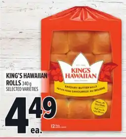 Metro KING'S HAWAIIAN ROLLS offer