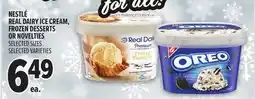 Metro NESTLÉ REAL DAIRY ICE CREAM, FROZEN DESSERTS OR NOVELTIES offer