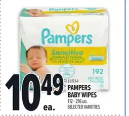 Metro PAMPERS BABY WIPES offer
