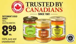 Metro DUTCHMAN'S GOLD HONEY offer