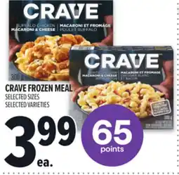 Metro CRAVE FROZEN MEAL offer