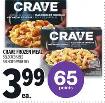 Metro CRAVE FROZEN MEAL offer