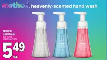 Metro METHOD HAND WASH offer