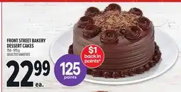 Metro FRONT STREET BAKERY DESSERT CAKES offer