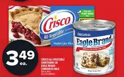 Metro CRISCO ALL-VEGETABLE SHORTENING OR EAGLE BRAND CONDENSED MILK offer