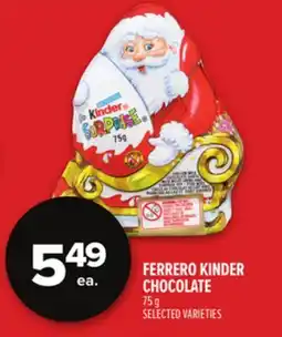 Metro FERRERO KINDER CHOCOLATE offer