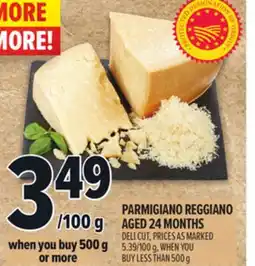 Metro PARMIGIANO REGGIANO AGED 24 MONTHS offer