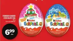Metro FERRERO KINDER CHOCOLATE EGG offer