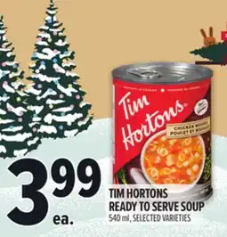 Metro TIM HORTONS READY TO SERVE SOUP offer