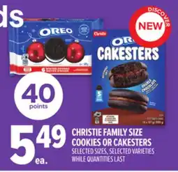Metro CHRISTIE FAMILY SIZE COOKIES OR CAKESTERS offer