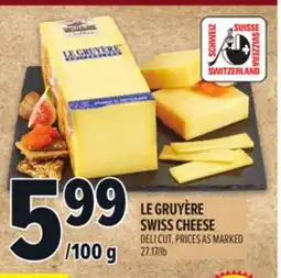 Metro LE GRUYÈRE SWISS CHEESE offer