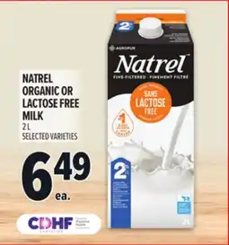 Metro NATREL ORGANIC OR LACTOSE FREE MILK offer