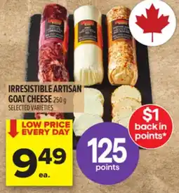 Metro IRRESISTIBLE ARTISAN GOAT CHEESE offer