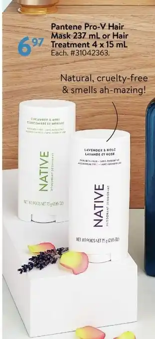 Walmart Pantene Pro-V Hair Mask offer