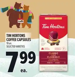 Metro TIM HORTONS COFFEE CAPSULES offer