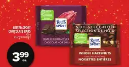 Metro RITTER SPORT CHOCOLATE BARS offer