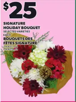 Independent Grocer SIGNATURE HOLIDAY BOUQUET, EACH offer