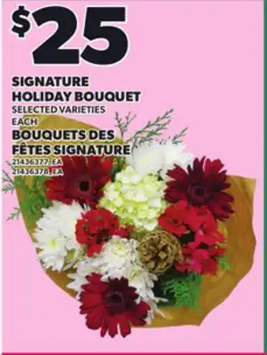 Independent Grocer SIGNATURE HOLIDAY BOUQUET, EACH offer