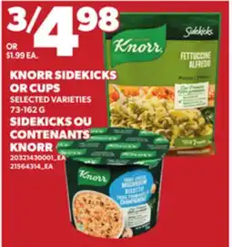 Independent Grocer KNORR SIDEKICKS OR CUPS, 73-162 G offer