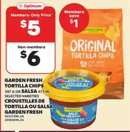 Independent Grocer GARDEN FRESH TORTILLA CHIPS, 397 G OR SALSA, 473 ML offer