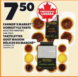 Independent Grocer FARMER'S MARKET HOMESTYLE TARTS, 348-510 G offer